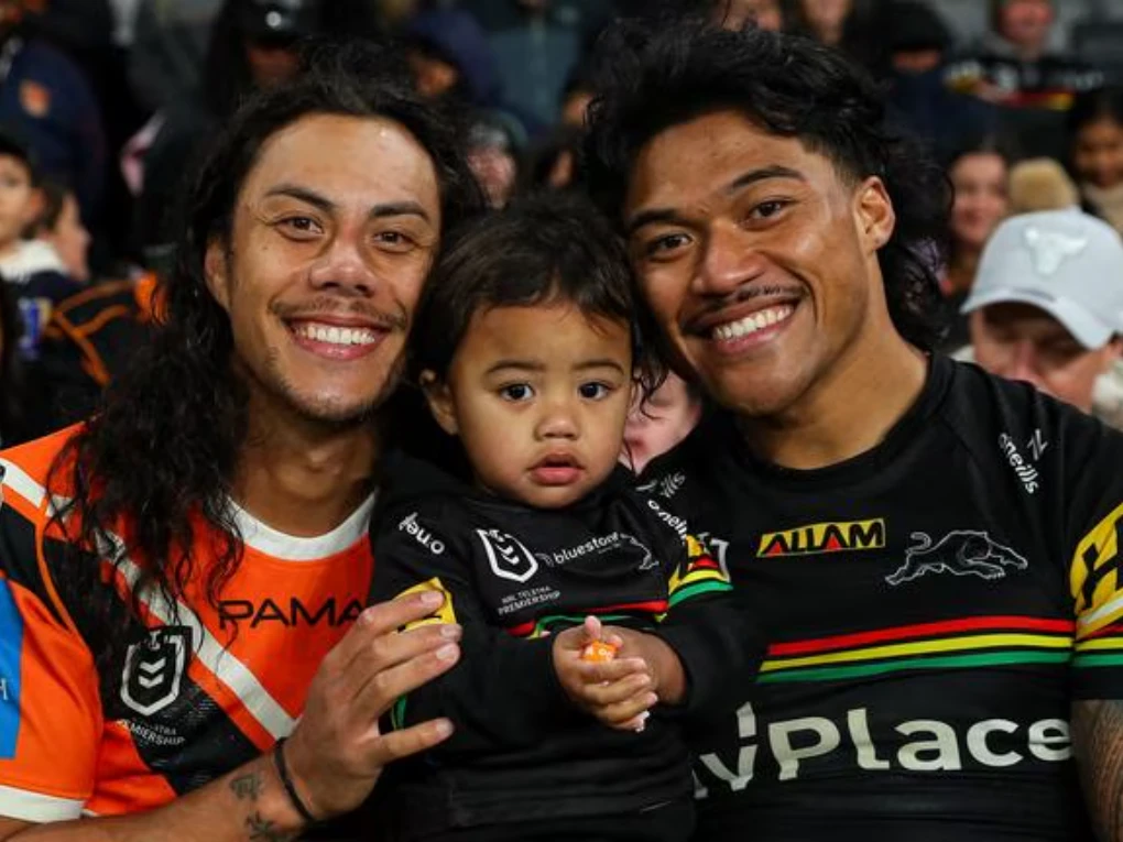 Brian To'o in action for Penrith Panthers following his signing announcement with the PNG Chiefs.