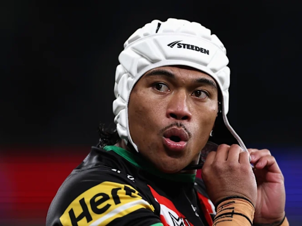 Brian To'o in action for Penrith Panthers following his signing announcement with the PNG Chiefs.