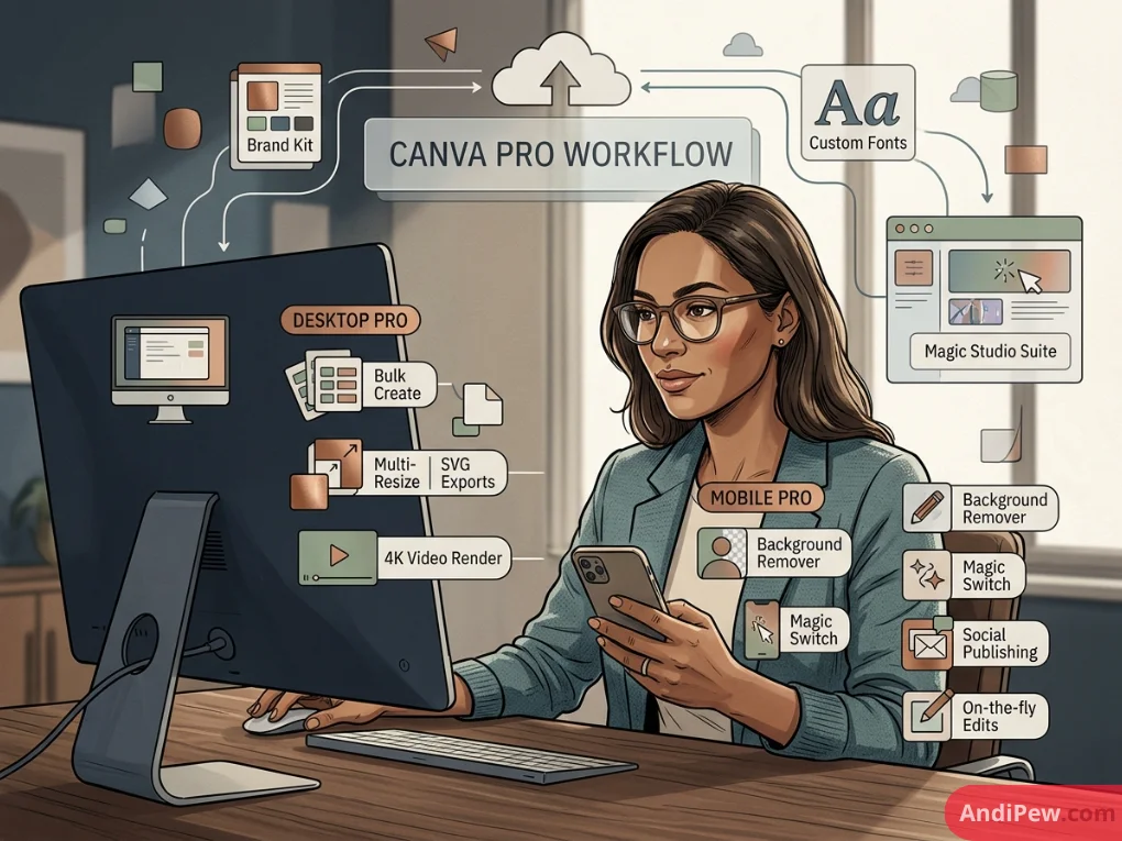 Canva App vs Desktop