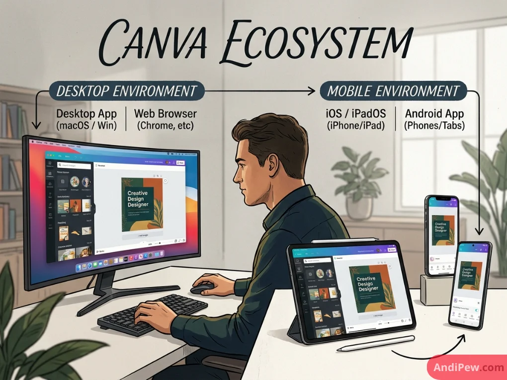 Canva App vs Desktop
