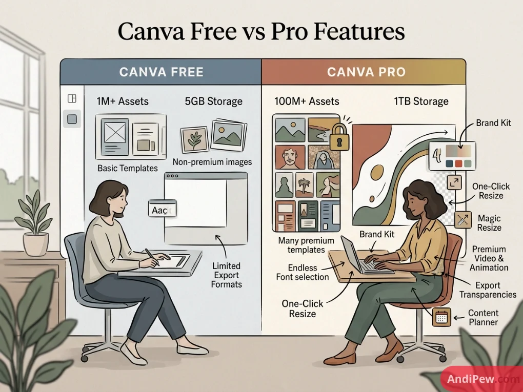 Canva Free vs Pro: Is Upgrading Worth It?