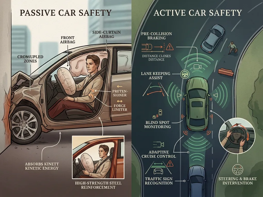 Car Safety Technology Explained: Features, Physics, Timeline & Buyer's Guide