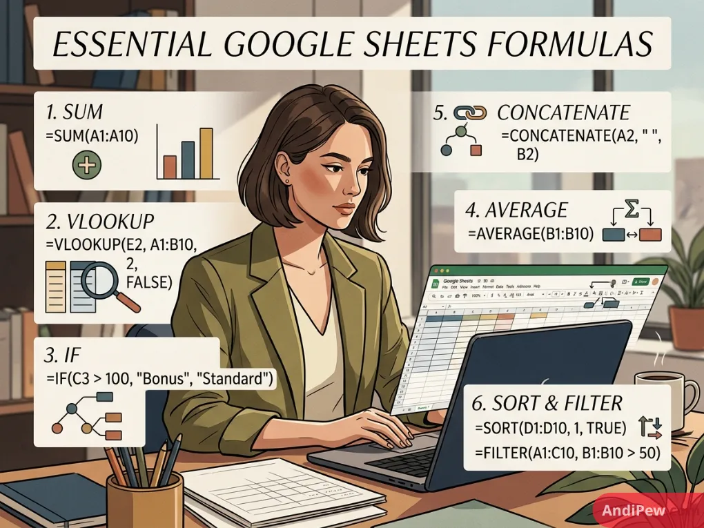Master Google Sheets Formulas