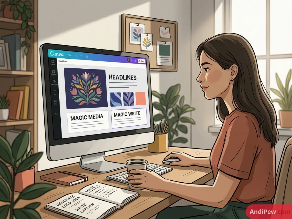 How to create a design in Canva