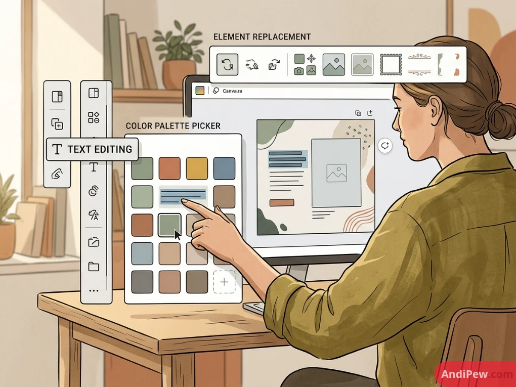 How to use Canva templates