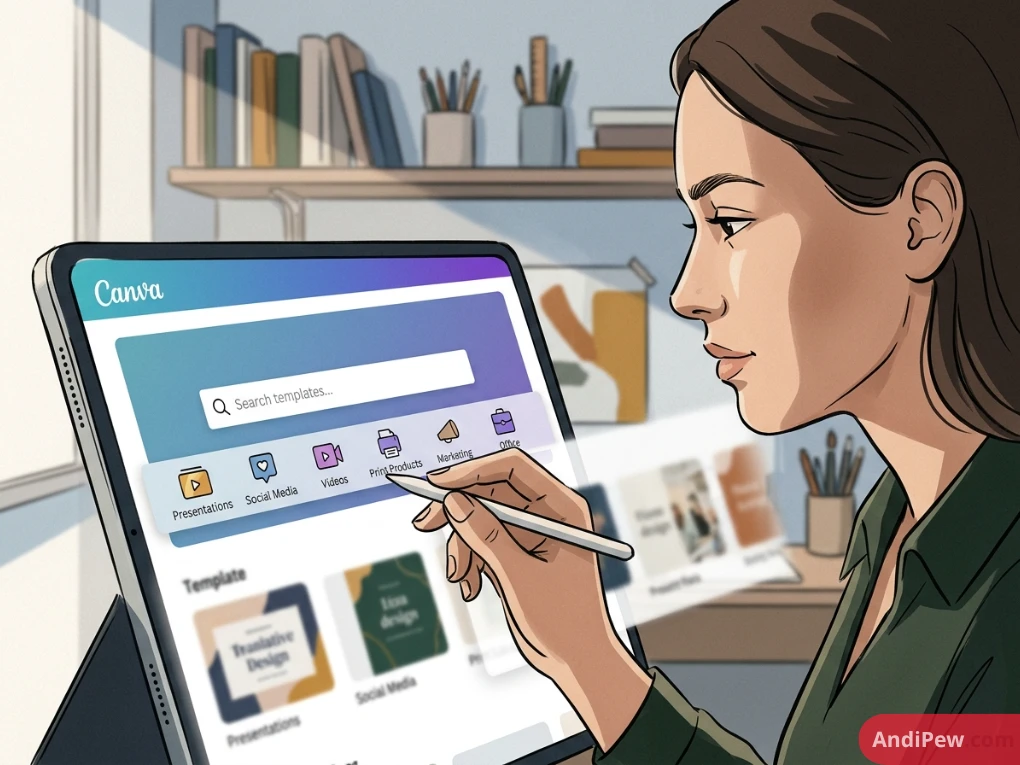 How to use Canva templates
