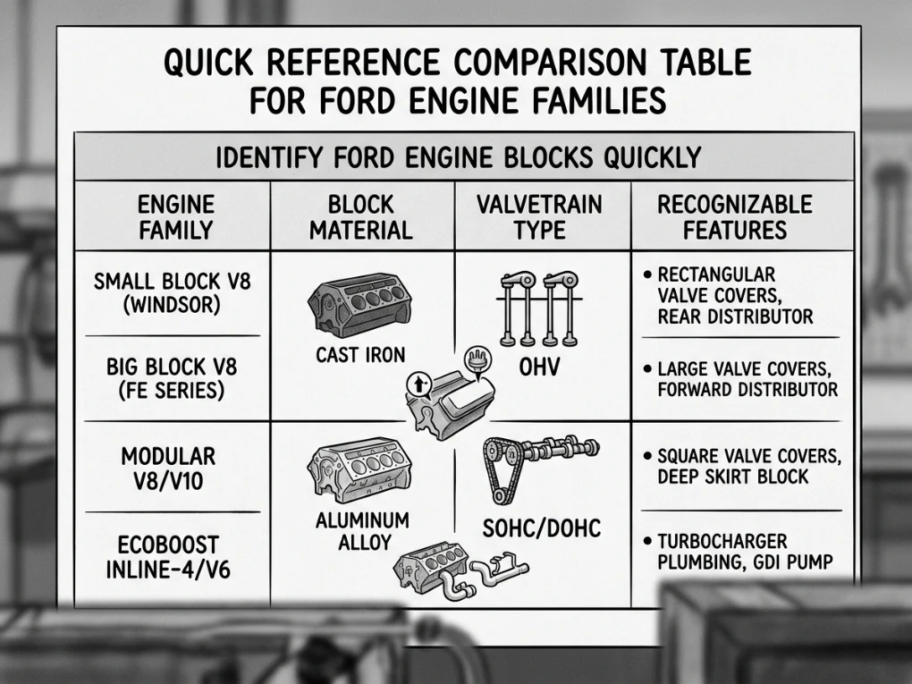 How to Identify a Ford Motor: Complete Engine Identification Guide