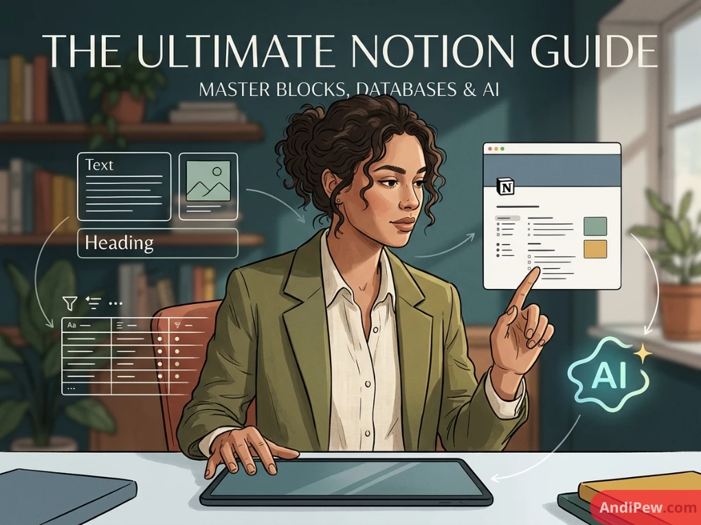 The Ultimate Notion Guide (2026 Edition): Master Blocks, Databases & AI