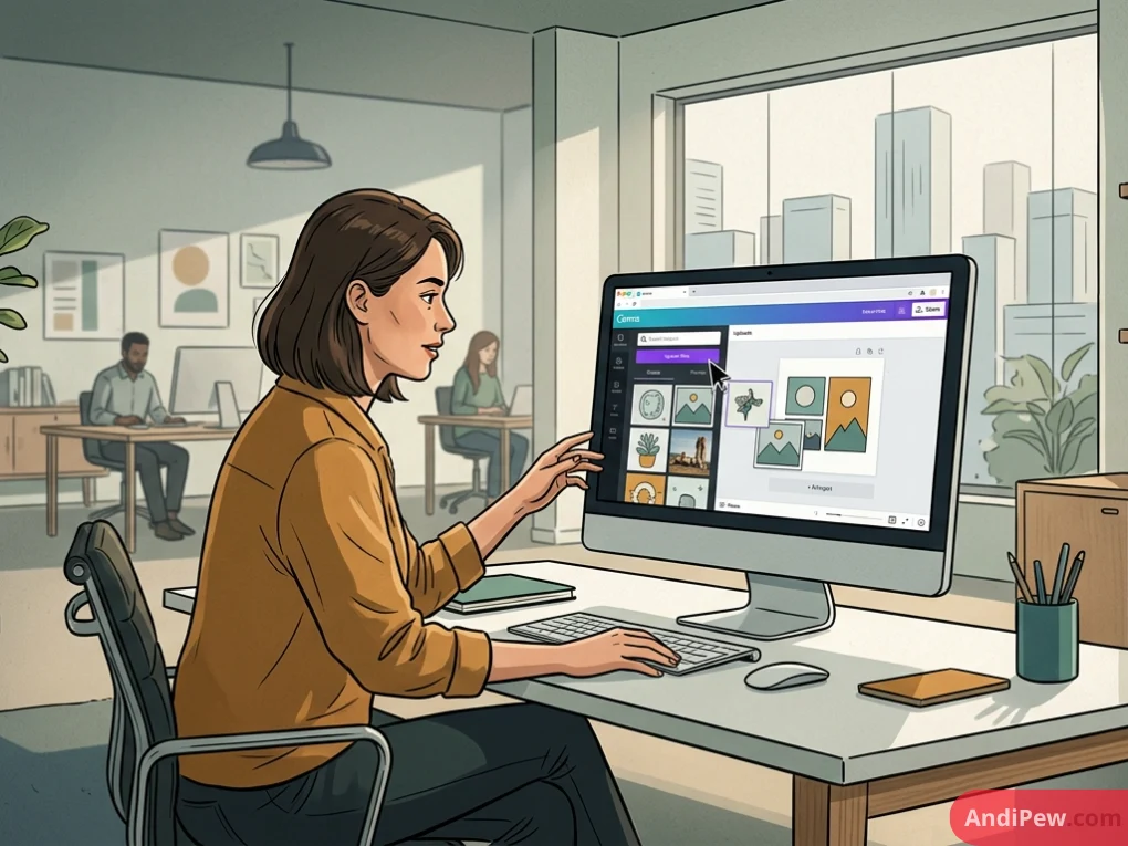 How to upload images to canva